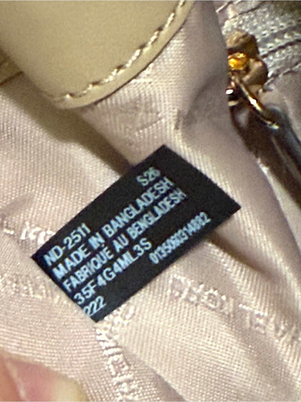 Michael Kors Mina Large Suede Chain Shoulder Bag - Picture 5 of 6